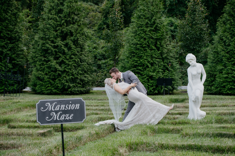 the historic mankin mansion fall wedding